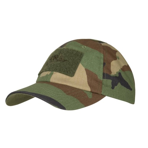 Helikon Baseball Cap (US Woodland), Manufactured by Helikon, this baseball cap is constructed out of Cotton Ripstop